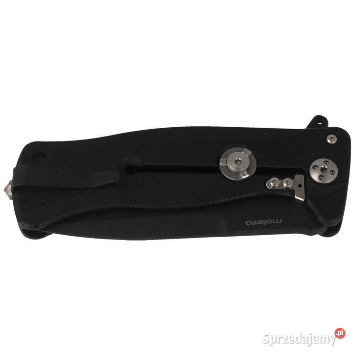Nóż składany LionSteel SR11A Black Aluminum