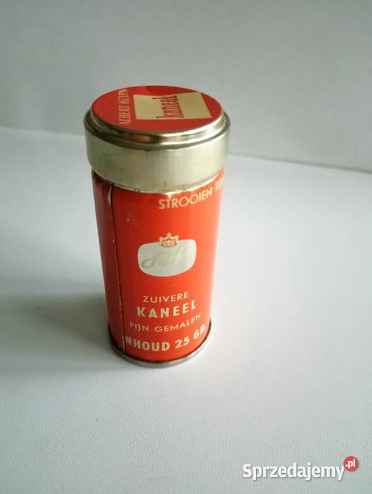 Stara puszka Cynamon vintage Łódź