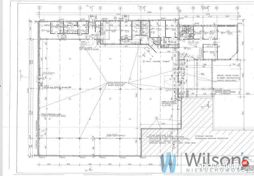 wynajmu lokalu 1570m2 Wiązowna magazyn Wynajem