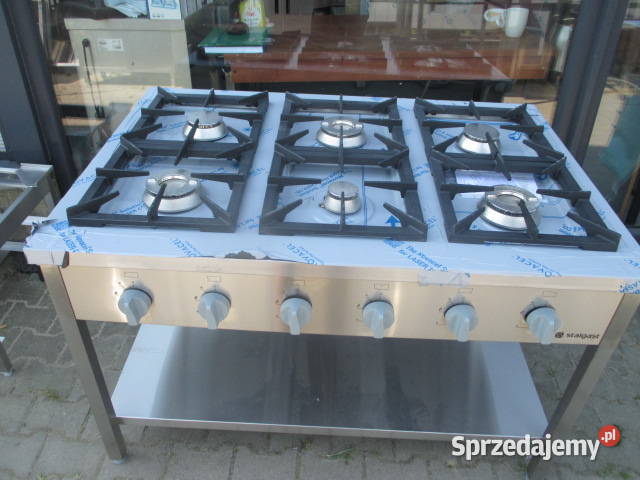 Kuchnia gazowa 6palnikowa 900 mm 365 kW Gastronomia Ostrów Wielkopolski