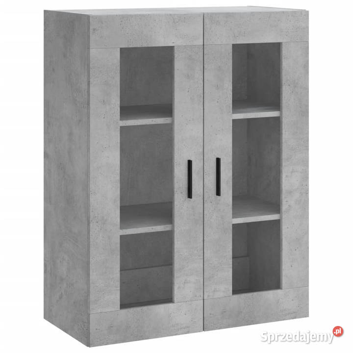 Szafka wisząca szarość betonu 695x34x90 WM828496 Warszawa