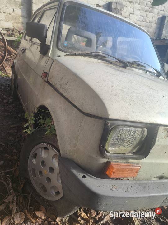 Fiat 126p bez dokumentów Mocno skorodowany Motoryzacja Ćmielów