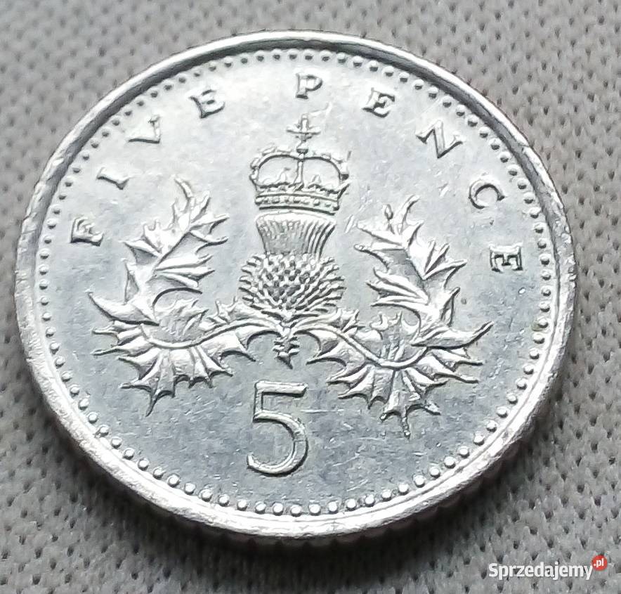 WIELKA BRYTANIAFIVE PENCE1992 r Legionowo