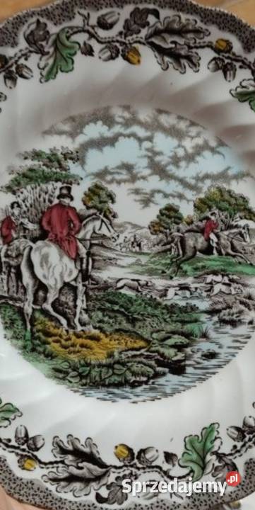 Myotts Country Life kolekcje vintage talerze Pabianice