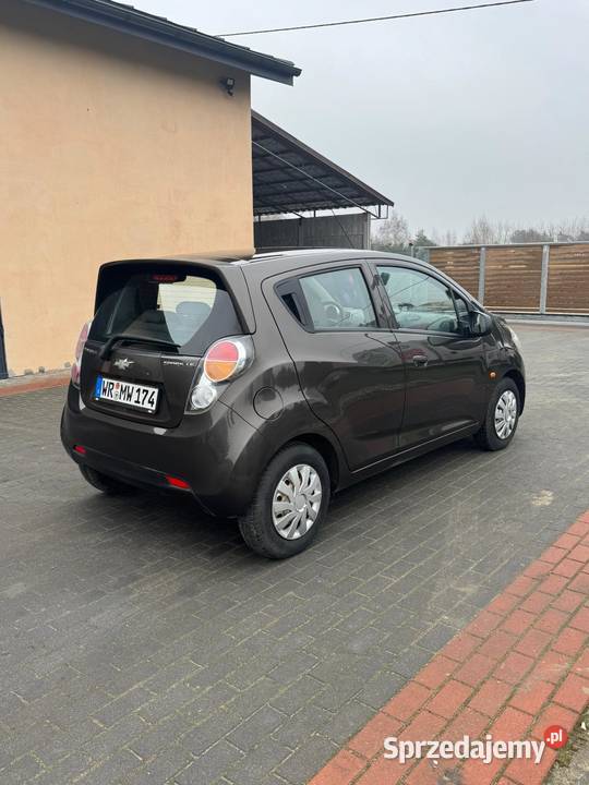 Chevrolet Spark Wzorowy stan Rok produkcji 2010 Samochody osobowe Kalisz