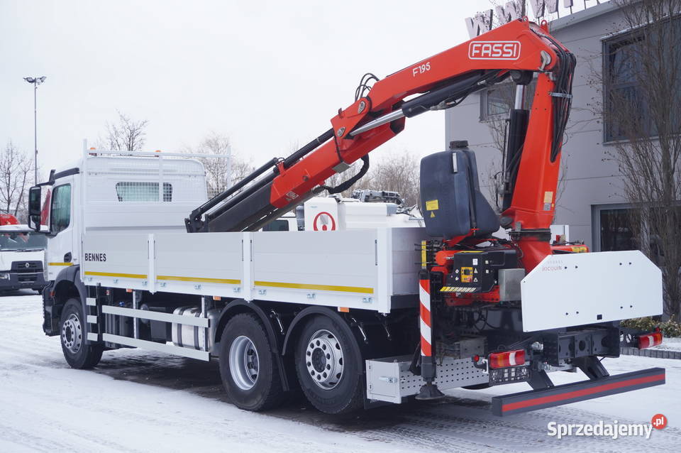 MercedesBenz Arocs 2536 6x2 E6 Fassi F195A023 klimatyzacja Kraków