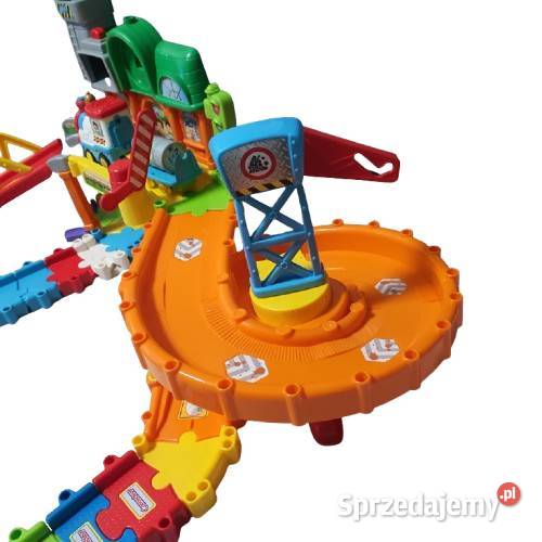 Vtech Zestaw Tut Tut Autka duży dworzec pociąg Klocki śląskie
