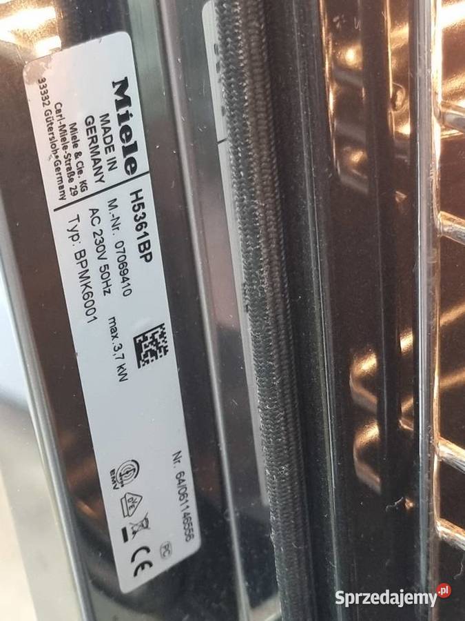 Piekarnik elektryczny Miele H 5361 BP chowane dolnośląskie Wrocław