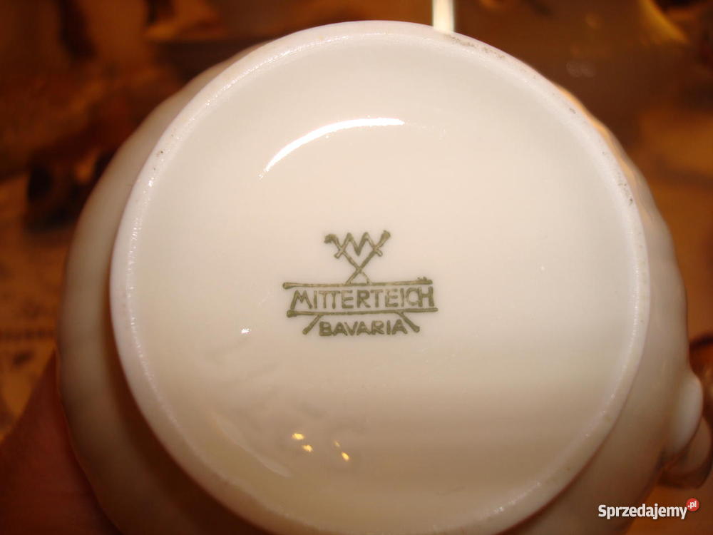 Antyczny kawowy MITTERTEICH BAVARIA z PORCELANY Jelenia Góra