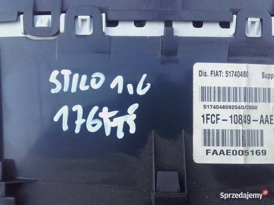 Fiat Stilo beznzyna licznik 176 przebiegu Wyposażenie wnętrza łódzkie Łódź