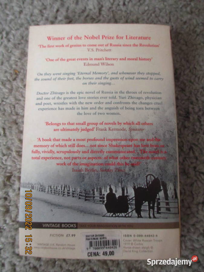 Doctor Zhivago Pasternak Boris