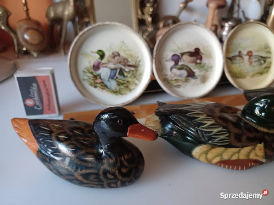 Piękne kaczuszki Figurki i rzeźby