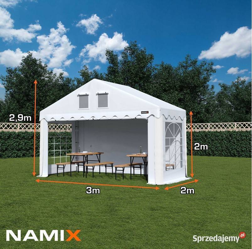 Namiot COMFORT 3x2 imprezowy handlowy ogrodowy Jabłonna