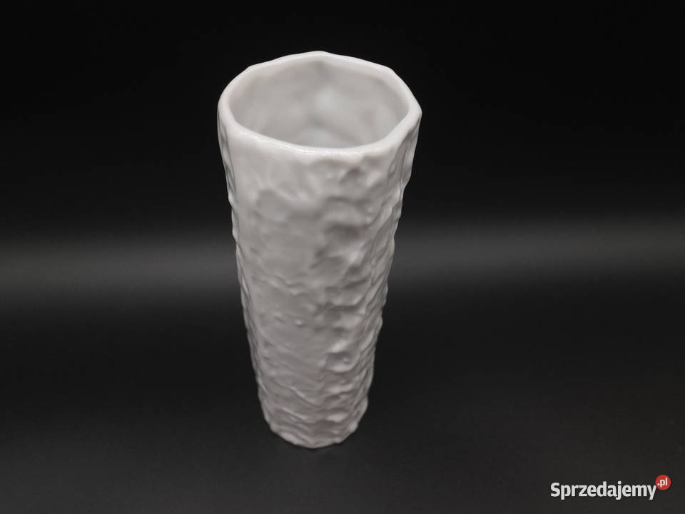 Porcelanowy biały wazon Winterling Rslau Porcelana i szkło wielkopolskie Raszków
