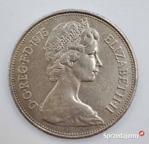 Moneta 10 pence PENCE1975r Katowice