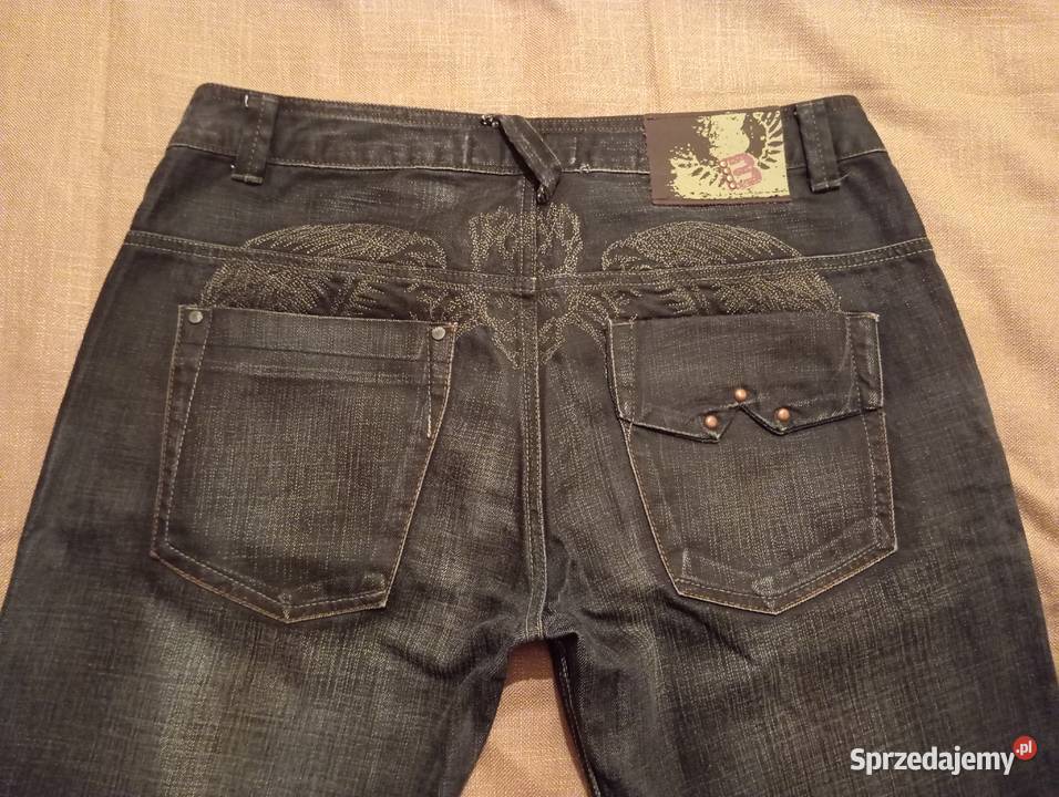 Męskie spodnie sprtowe jeansy 34 L Warszawa sprzedam