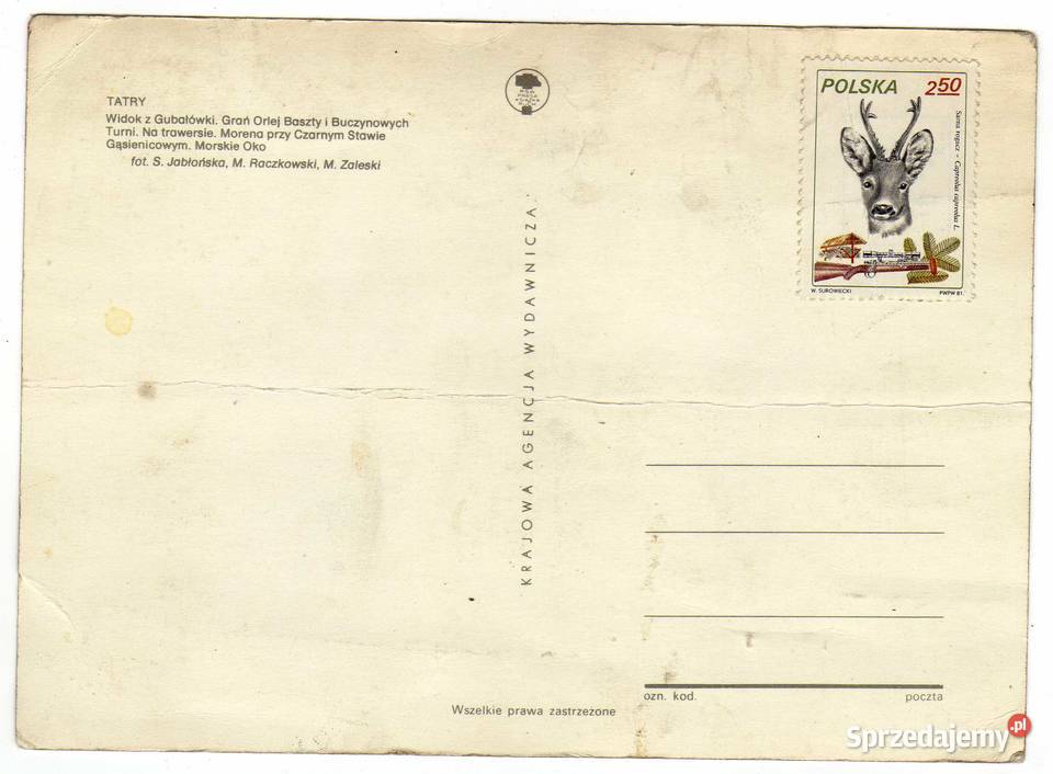 TATRY DUŻA POCZTÓWKA WIELOWIDOKOWA 2 Krynki