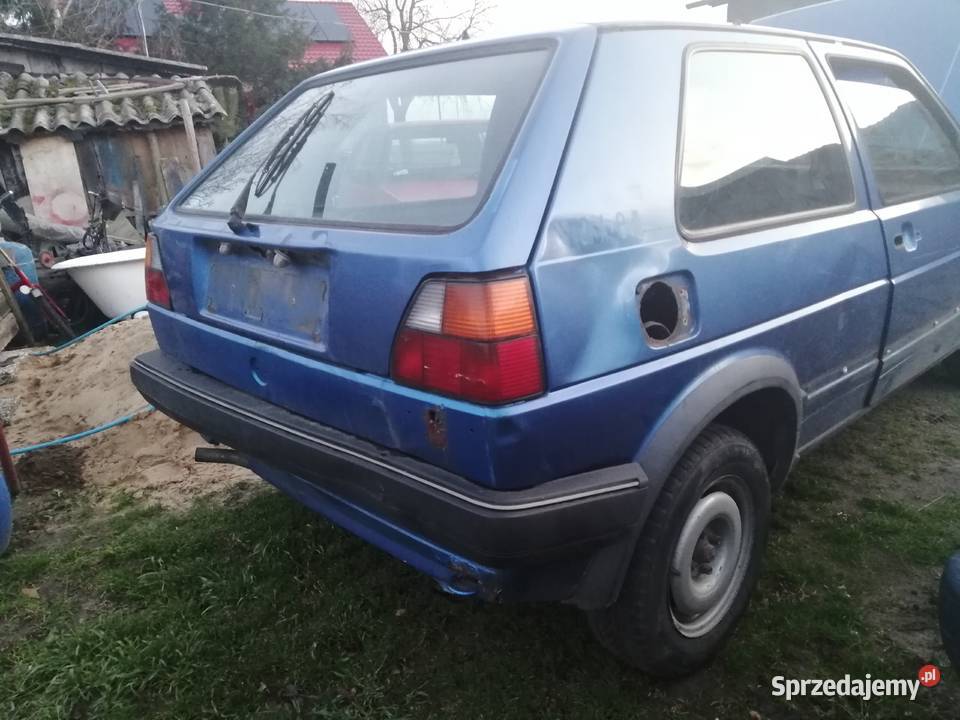 Golf II 2 MK2 na części niebieski 3 drzwiowy