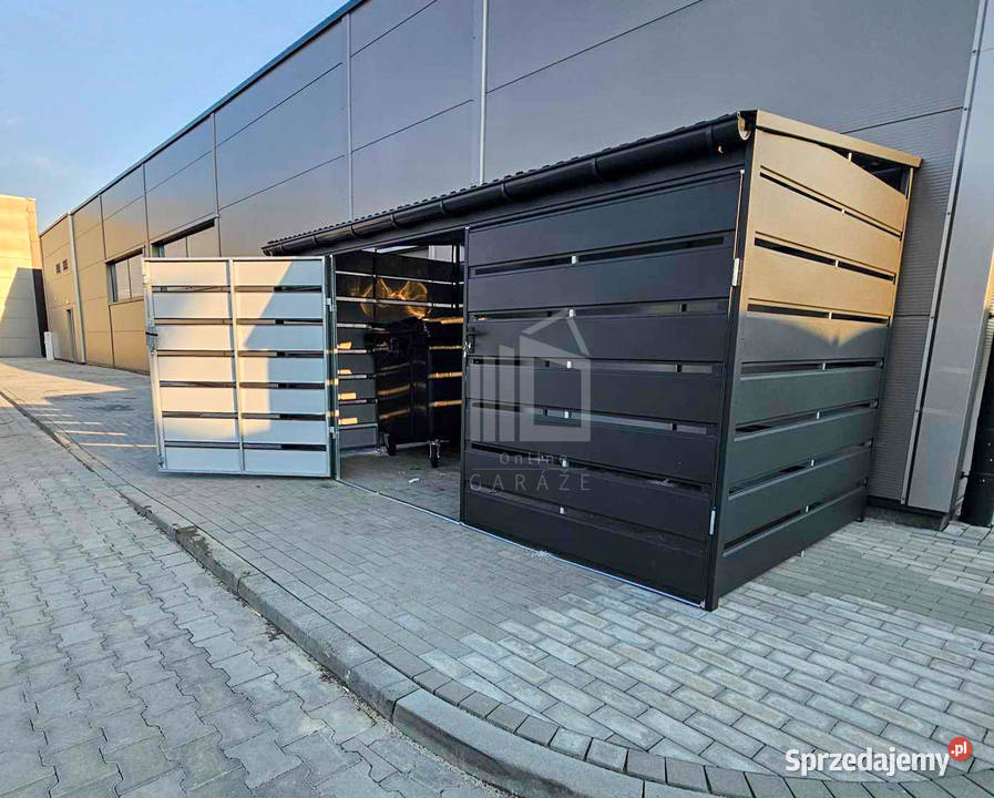 Wiata śmietnikowa Schowek 4x2m Brama Zabudowany kujawsko-pomorskie Włocławek