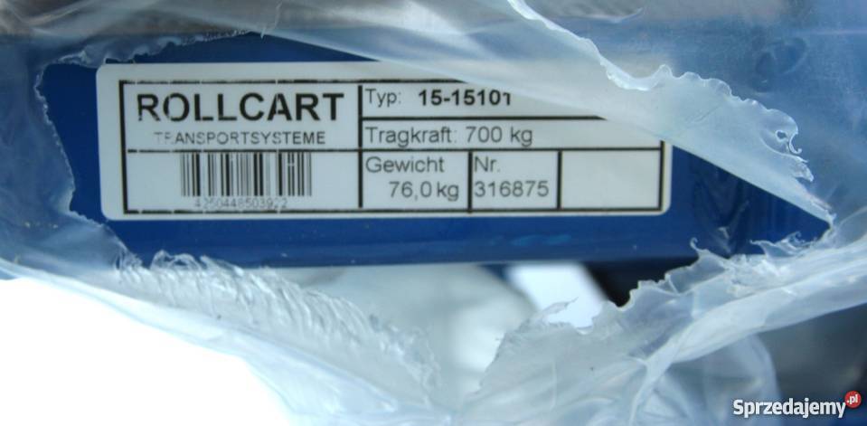Produkcyjny wózek transportowy ładowność 700 Produkcja Rybnik