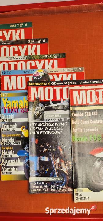 Czasopismo kolekcjonerskie motocykl 1996 śląskie Gliwice