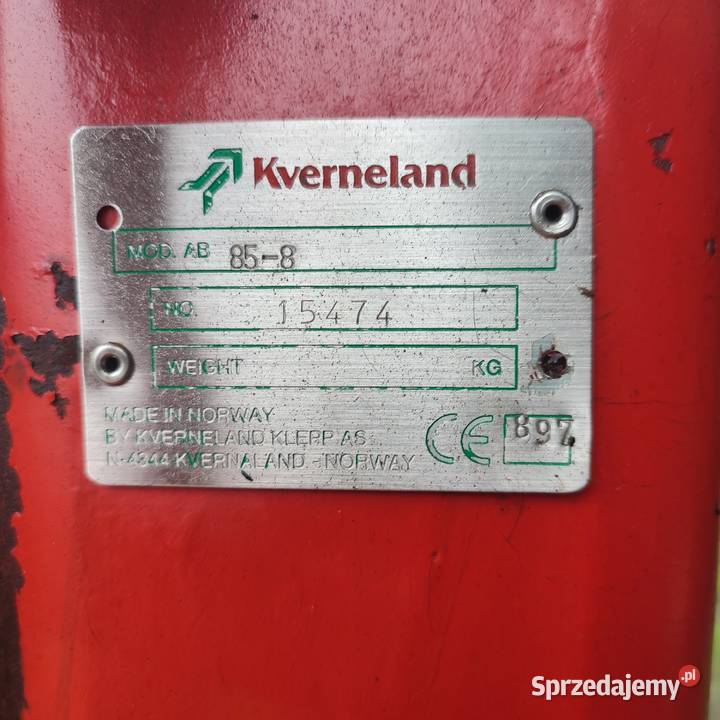 Pług Kverneland AB 85 Vario 3 skibowy Pługi Międzyrzec Podlaski sprzedam