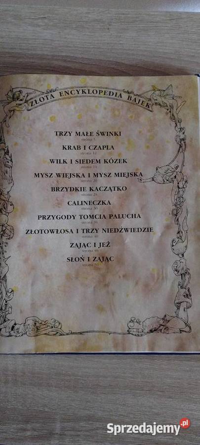 Trzy małe świnki Złota encyklopedia bajęk twarda Książki dla dzieci Lublin
