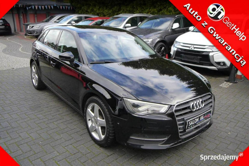 Audi A3 20d Navi Xenon Ledy bezwypadkowy Stan czarny Częstochowa