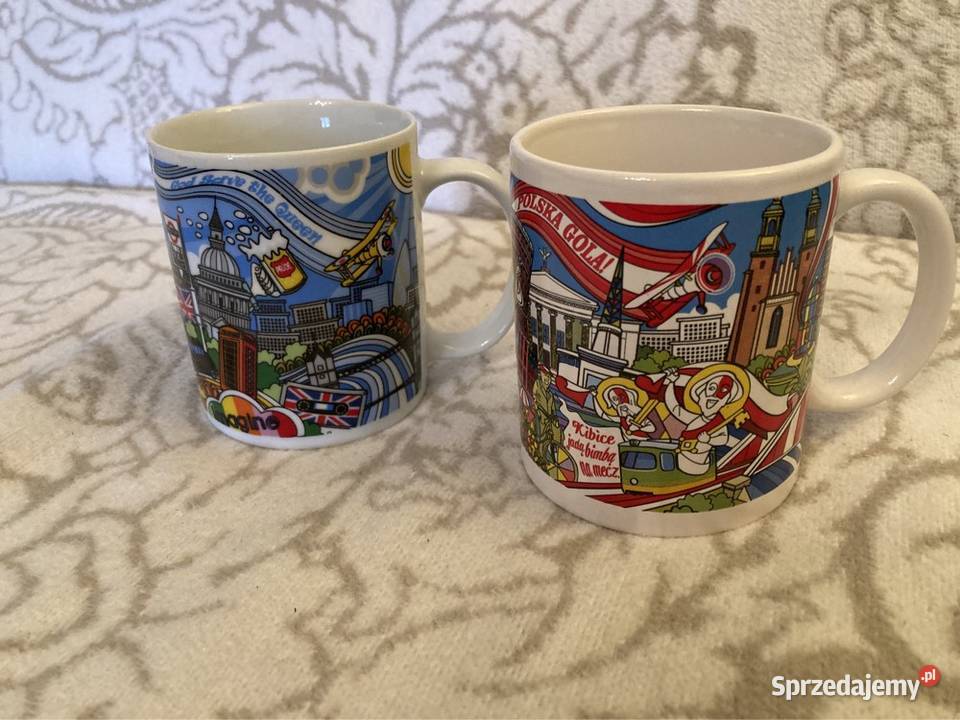 Kubki 2 Ceramiczne Ozdobne i Dekoracyjne śląskie Czerwionka-Leszczyny