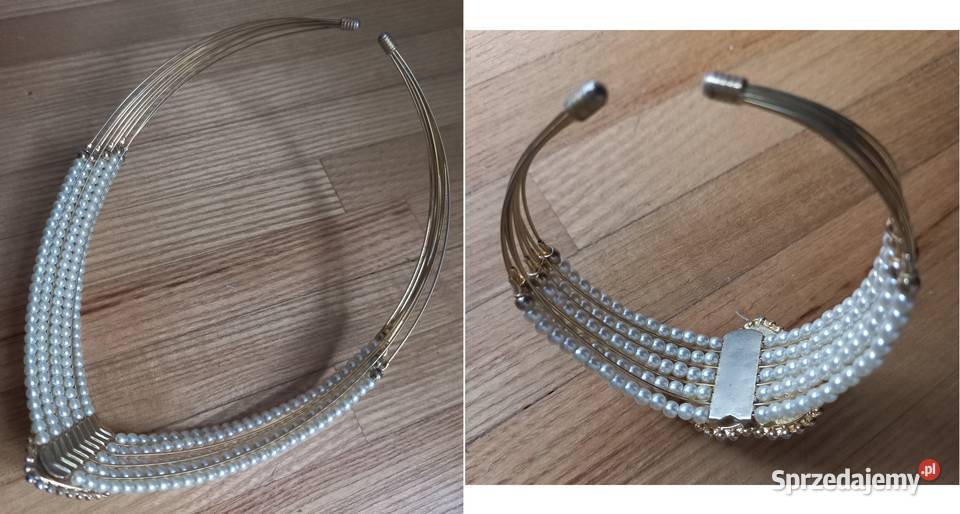 Sztuczna biżuteria lata 90te naszyjnik Warszawa