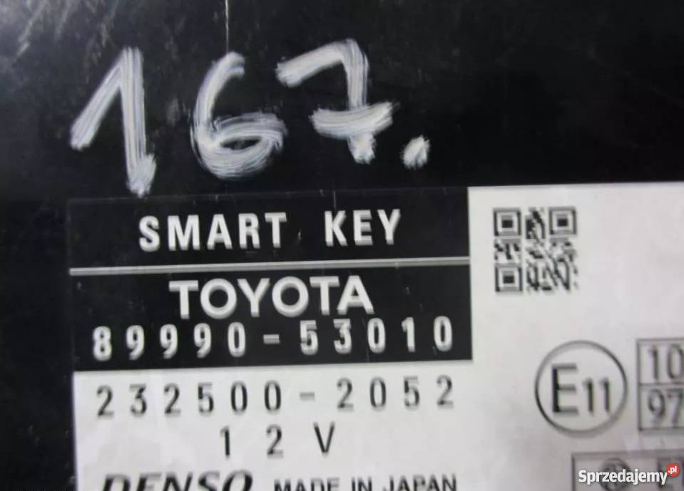 LEXUS IS 250 MODUŁ CENTRALNEGO ZAMKA 89990 53010 osobowe Nowy Tomyśl