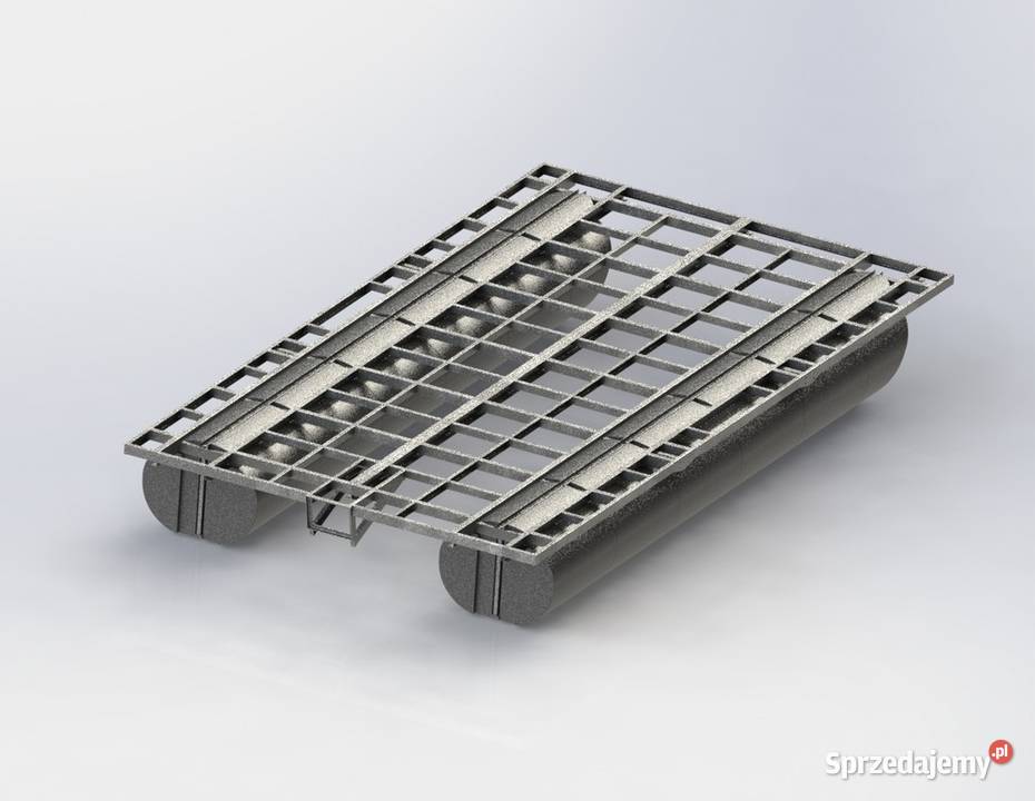 Pływak pomost do housebotu tratwy rekreacyjnej lubelskie Stasin