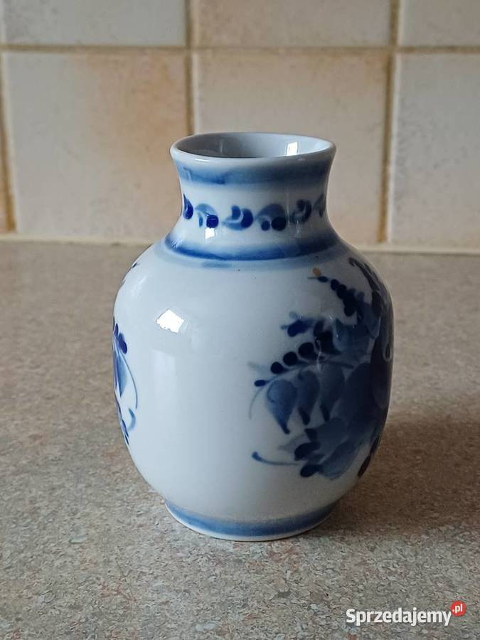 wazonik ręcznie malowany