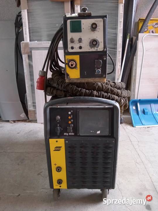 Spawarka ESAB Mig 402c podajnik Feed304 kable pomorskie