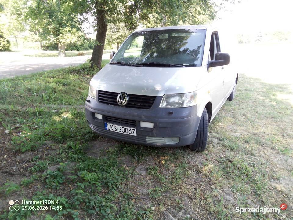 Volkswagen T5 19tdi nieuszkodzony Izbica-Wieś