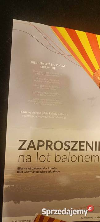 Lot Balonem Dream Baloons Pozostałe Gdańsk