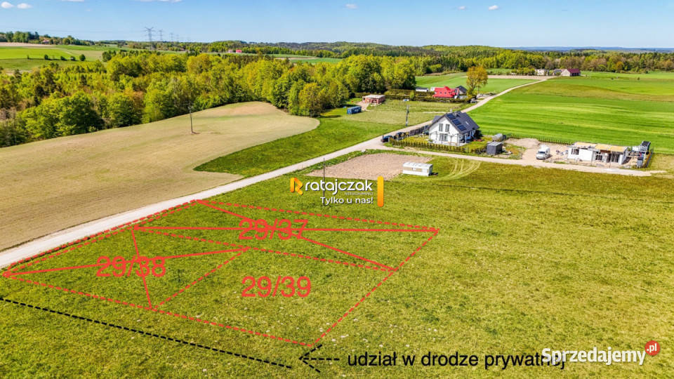 Grunt Głazica 1005m2 budowlana pomorskie sprzedam