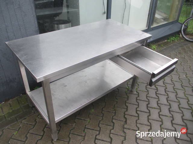 STÓŁ GASTRONOMICZNY Z SZUFLADĄ I PÓŁKĄ 1407085 Ostrów Wielkopolski sprzedam