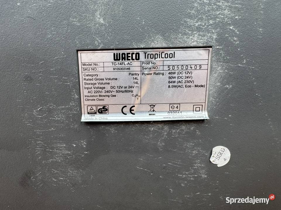 WAECO TC14FLAC LODÓWKA TURYSTYCZNA PRZENOŚNA