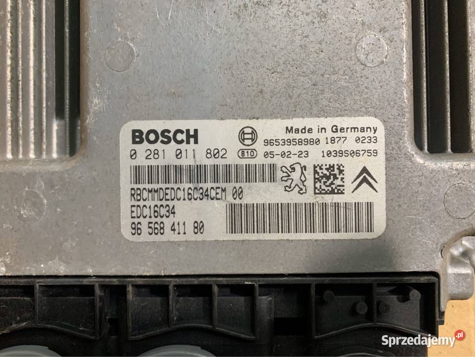 Komputer silnika citroen xsara Picasso 16 hdi Szczecin
