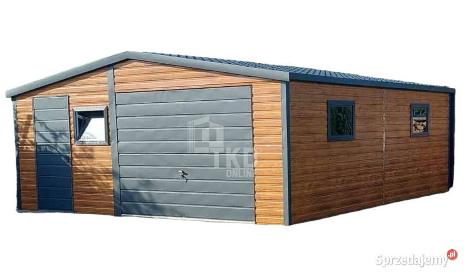 Garaż Blaszany 6x6 Brama 3x okno drzwi Jastrzębie-Zdrój