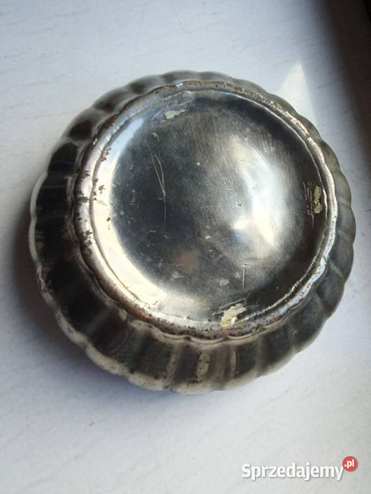 Starazabytkowa SALATERKAMISKA z biało srebrnej lubelskie Lublin