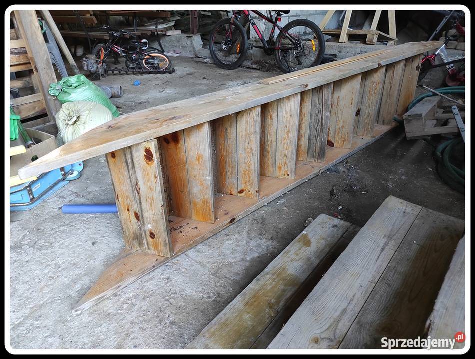 Drewniane schody długość 280 mazowieckie Płock