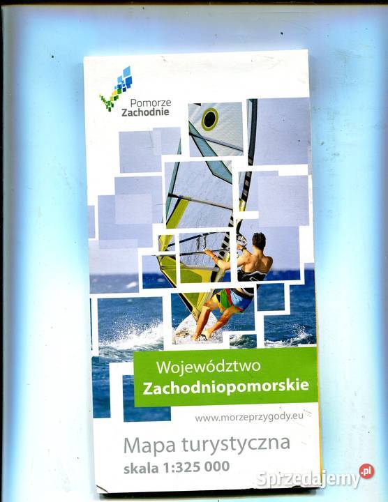Województwo Zachodniopomorskie Mapa turystyczna przewodnik Szczecin