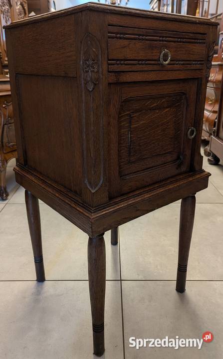 Piękna dębowa szafka secesyjnasklep Dąbrowa Dąbrowa Górnicza