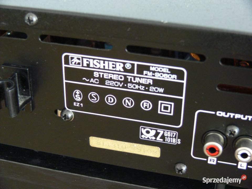 Tuner radiowy cyfrowy Fisher FM9060R WYSYŁKA Jasło