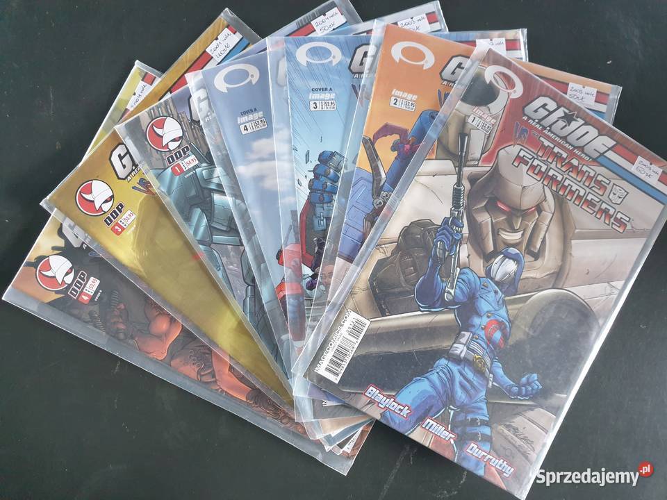 GIJoe vs Transformers zestaw 7 komiksów DDP pomorskie Gdynia