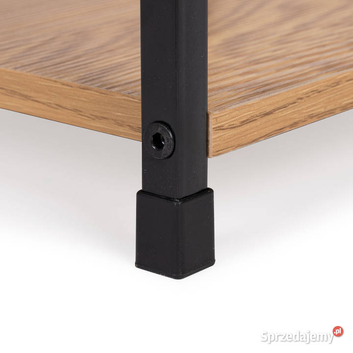 Regał drewniany nowoczesny metalowa rama LOFT 5 Wrocław