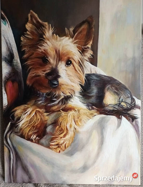 Portret olejny ręcznie wykonany na płótnie Toruń
