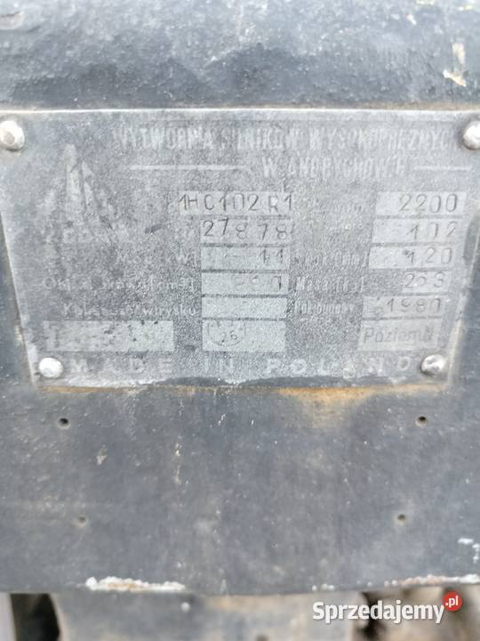 Dwa silniki 1hc102r1 Andoria S 231 Sobienie-Jeziory